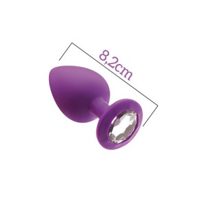 Attraction | Анальна Пробка Mai With Stone, M Purple. Ціна: 648 грн