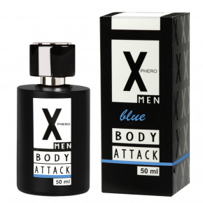 Aurora | Духи з феромонами Aurora Body Attck Men Blue X-PHERO 50ml. Ціна: 999 грн