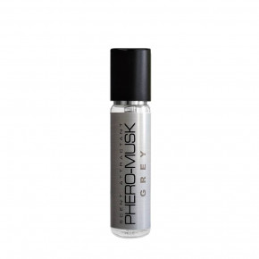Aurora | Духи с феромонами мужские Aurora Phero-Musk Grey 15 ml. Цена: 450 грн