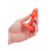 B-Vibe | Анальна пробка с вибрацией размер S B-Vibe Vibrating Snug Plug 1, оранжевая. Ціна 5199 грн. Фото: 5