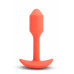 B-Vibe | Анальна пробка с вибрацией размер S B-Vibe Vibrating Snug Plug 1, оранжевая. Ціна 5199 грн. Фото: 2