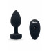 B-Vibe | Анальная пробка с камнем с вибрацией M/L B-Vibe с дистанционным пультом управления, черная. Цена 6 650 грн. Фото: 2