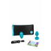 B-Vibe | Анальная пробка с вибрацией и камнем B-Vibe - Vibrating Jewel Plug S/M, синяя. Ціна 6499 грн. Фото: 1