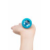 B-Vibe | Анальная пробка с вибрацией и камнем B-Vibe - Vibrating Jewel Plug S/M, синяя. Ціна 6499 грн. Фото: 7