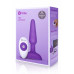 B-Vibe | Анальная пробка с вибрацией и пультом, три мотора B-Vibe - Trio, фиолетовая. Цена 7 650 грн. Фото: 10