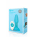B-Vibe | Анальная пробка с вибрацией и вращающимися шариками Rimming Petite B-Vibe, с пультом, бирюзовая. Ціна 8299 грн. Фото: 10