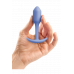 B-Vibe | Анальная пробка со смещенным центром тяжести, S, B-vibe Snug Plug 1 фиолетовая, 8.6 х 2.2 см. Ціна 2599 грн. Фото: 1