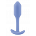 B-Vibe | Анальная пробка со смещенным центром тяжести, S, B-vibe Snug Plug 1 фиолетовая, 8.6 х 2.2 см. Ціна 2599 грн. Фото: 2
