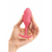 B-Vibe | Бесшовная силиконовая анальная пробка с утяжелением B-Vibe - Snug Plug 2 коралловая. Ціна 2950 грн. Фото: 2