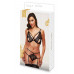 BACI | Комплект белья STRAPPY GARTER SET BLACK, M/L. Цена 2 110 грн. Фото: 2