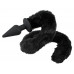 Bad Kitty | Анальна пробка з гнучким хвостом Bad Kitty чорна, 3.5 х 73 см. Ціна 1440 грн. Фото: 1