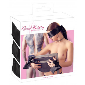 Bad Kitty | Набор лент для бондажа Bad Kitty черный. Цена: 1 150 грн