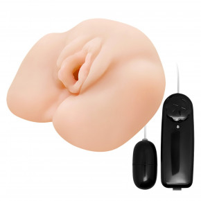 Baile | Мастурбатор реалистичный Baile Ultra Realistic Vagina, в виде вагины, с вибрацией,бежевый,15 х 14 см. Цена: 890 грн