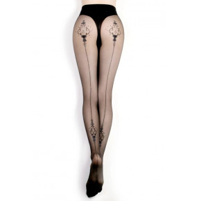 Ballerina's Secret | Колготки Ballerina's Secret с изящным орнаментом (20 den) черные, S/M. Цена: 899 грн