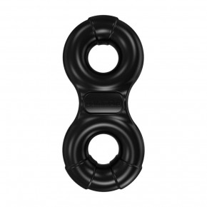 Bathmate | Эрекционное кольцо на пенис и мошонку Bathmate Vibe Ring-Eight черное. Цена: 1 250 грн
