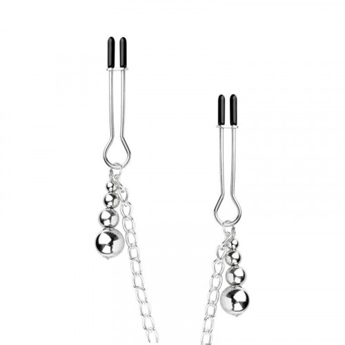 Bedroom Fantasies | Зажимы для сосков и клитора Bedroom Fantasies: Nipple and Clitoris Clamps - Silver. Цена 1 189 грн. Фото: 4
