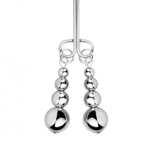 Bedroom Fantasies | Зажимы для сосков и клитора Bedroom Fantasies: Nipple and Clitoris Clamps - Silver. Цена 1 189 грн. Фото: 5
