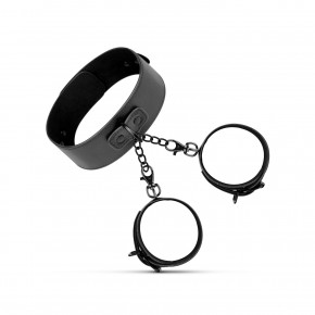 Bedroom Fantasies | Наручники с ошейником Bedroom Fantasies Collar & Cuffs - Black. Цена: 1 257 грн
