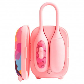 BeYourLover | Виброяйцо и вакуумный стимулятор для клитора 2в1 BeYourLover Magic Suitcase в зарядном кейсе,розовый. Ціна: 3850 грн