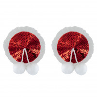 без бренда | Пестис на соски Paris Hollywood Cache Tetons Pompoms. Цена 526 грн