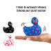Big Teaze Toys | Вибратор уточка для клиторальной стимуляции Big Teaze Toys Rub My Duckie синяя в сердечках. Цена 1 480 грн. Фото: 2