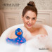 Big Teaze Toys | Вибратор уточка для клиторальной стимуляции Big Teaze Toys Rub My Duckie синяя в сердечках. Цена 1 480 грн. Фото: 5