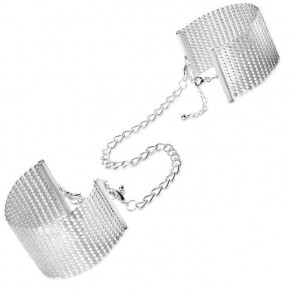 Bijoux Indiscrets | Наручники Bijoux Indiscrets Desir Metallique Handcuffs - Silver, металлические, стильные браслеты. Цена: 815 грн