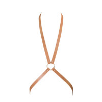 Bijoux Indiscrets | Портупея Bijoux Indiscrets Maze - 8 Harness Brown, Екошкіра. Ціна 832 грн
