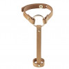 Пара Браслетів На Зап'ястя Та Палець Bijoux Indiscrets Maze Hand Bracelet Harness Brown, Екошкіра
