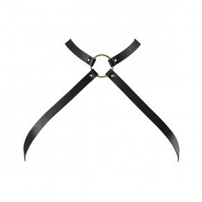Bijoux Indiscrets | Портупея Bijoux Indiscrets MAZE - Cross Chest Harness Black. Цена: 1 649 грн