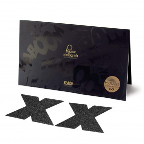 Bijoux Indiscrets | Украшение на соски - Flash Cross Black. Цена: 469 грн