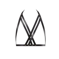 Bijoux Indiscrets | Портупея Maze - Halter Bra Harness Black. Ціна 1818 грн