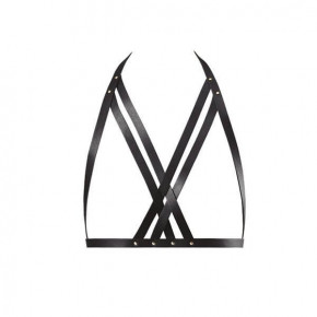 Bijoux Indiscrets | Портупея MAZE - Halter Bra Harness Black. Цена: 1 818 грн