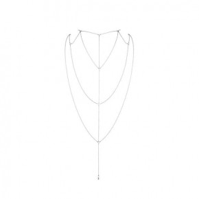 Bijoux Indiscrets | Украшение для спины и декольте Magnifique Back and Cleavage Chain - Silver. Цена: 738 грн
