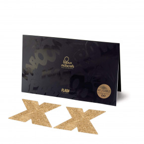 Bijoux Indiscrets | Украшение на соски - Flash Cross Gold. Цена: 469 грн
