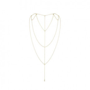 Bijoux Indiscrets | Прикраса Для Спини Та Декольте Magnifique Back And Cleavage Chain - Gold. Ціна: 869 грн