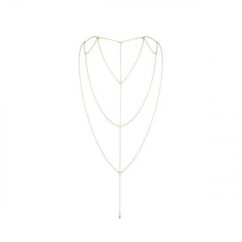 Bijoux Indiscrets | Украшение для спины и декольте Bijoux Indiscrets Magnifique Back and Cleavage Chain - Gold. Цена 823 грн Bijoux Indiscrets | Украшение для спины и декольте Bijoux Indiscrets Magnifique Back and Cleavage Chain - Gold. Цена 823 грн
