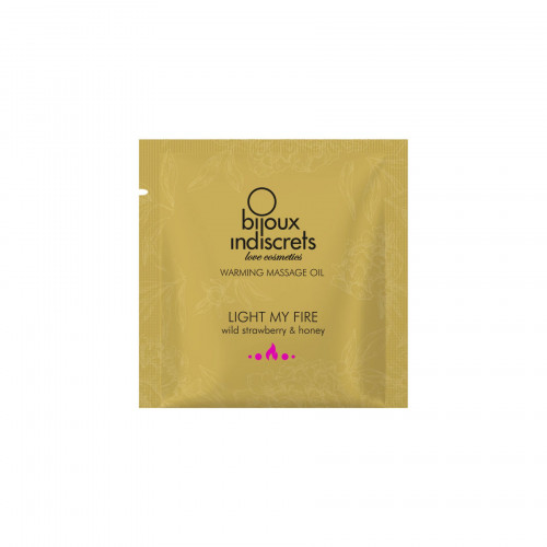Bijoux Indiscrets | Пробник массажного масла Bijoux Indiscrets Light my Fire – Wild Strawberry & Honey (2 мл). Цена 39 грн Bijoux Indiscrets | Пробник массажного масла Bijoux Indiscrets Light my Fire – Wild Strawberry & Honey (2 мл). Цена 39 грн