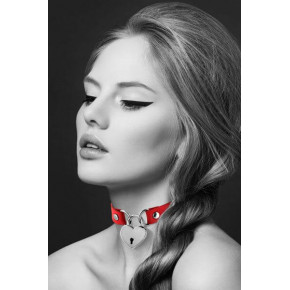 Bijoux Pour Toi | Чокер - HEART LOCK Red. Цена: 611 грн