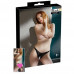 Black Level | Трусики с интимным вырезом из винила Black Level черные, S/M. Ціна 750 грн. Фото: 2