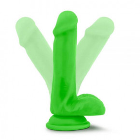 Blush Novelties | NEO ELITE 6INCH COCK W BALLS NEON GREEN. Цена: 1 255 грн