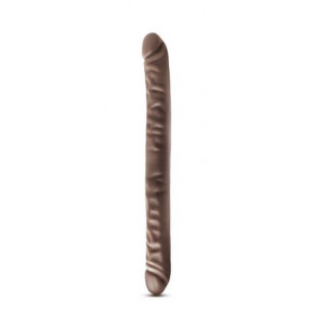 Blush Novelties | DR SKIN 18INCH DOUBLE DILDO CHOCOLATE. Цена: 1 750 грн