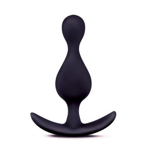 Blush Novelties | Анальний Плаг Anal Adventures Platinum Wave Black. Ціна: 1100 грн
