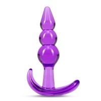 Blush Novelties | Анальний Плаг B Yours Triple Bead Anal Plug Purple. Ціна 249 грн