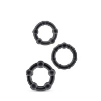 Blush Novelties | Набір Ерекціонних Кілець Stay Hard Black. Ціна 295 грн