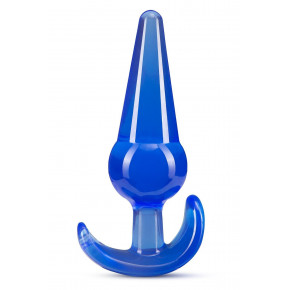 Blush Novelties | Анальная пробка конической формы со стопером Blush b yours синяя. Ціна: 450 грн