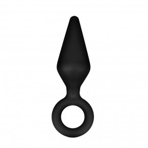 Blush Novelties | Анальный плаг с кольцом-стоппером Anal Adventures Platinum Silicone черный, 11.4 х 3.1 см. Цена: 850 грн