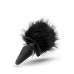 Blush Novelties | Анальная пробка с помпоном POM PLUGS BLACK. Цена 860 грн. Фото: 3