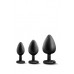 Blush Novelties | Luxe Bling Plugs Training Kit Black. Ціна 2150 грн. Фото: 6