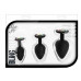 Blush Novelties | Luxe Bling Plugs Training Kit Black. Ціна 2150 грн. Фото: 10